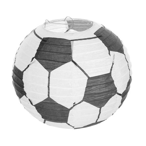 Lanterna de Papel 20cm Bola de Futebol