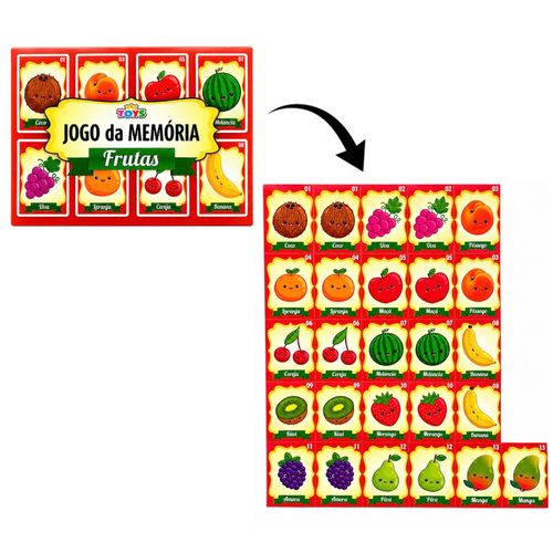 Jogo da Memória - Frutas