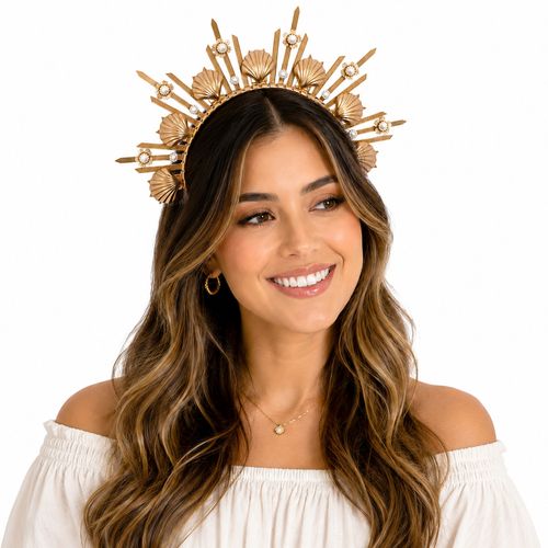 Tiara Concha Luxo