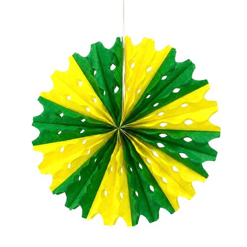 Leque Decorativo Brasil 30cm