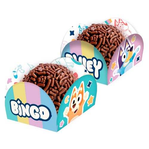 *Porta Forminha Bluey Especial - 40 unidades