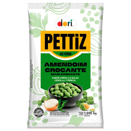 Amendoim Crocante Pettiz Cebola e Salsa 1,01kg