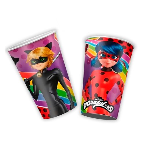 *Copo Papel LadyBug Core - 08 unidades