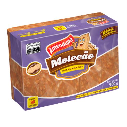 Doce de Amendoim Molecão 900g - Amendupã