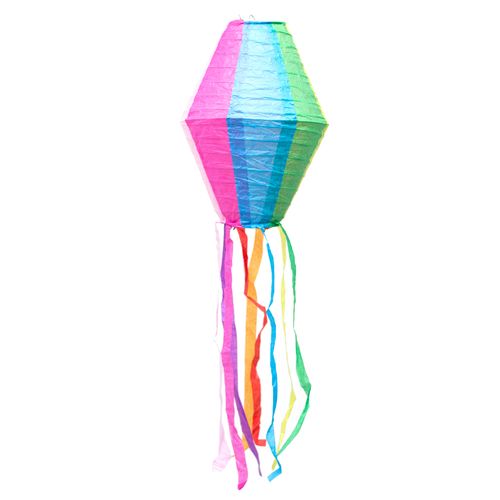Balão Junino de Papel com Rabicho 30x38cm