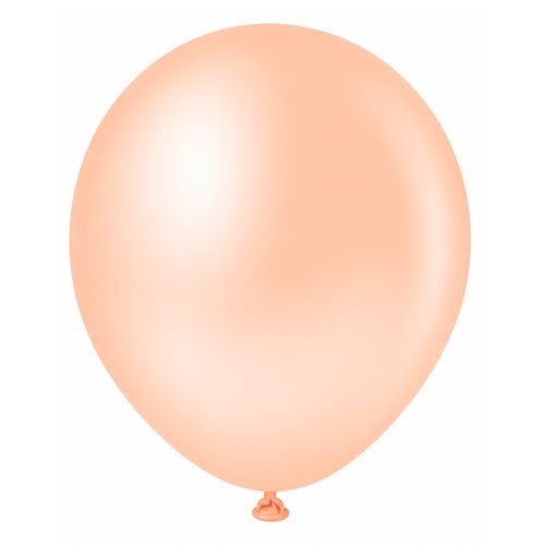 Balão 9 Pérola Laranja Candy - 25 unidades