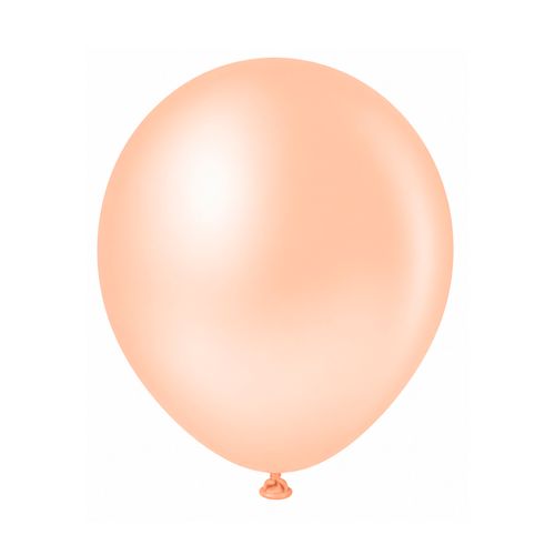 Balão 5 Pérola Laranja Candy - 25 unidades