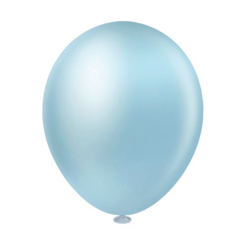 Balão 5 Pérola Azul Candy - 25 unidades
