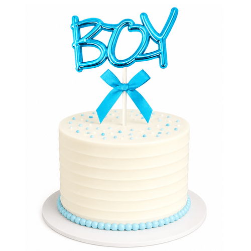 Topo de Bolo Boy Azul