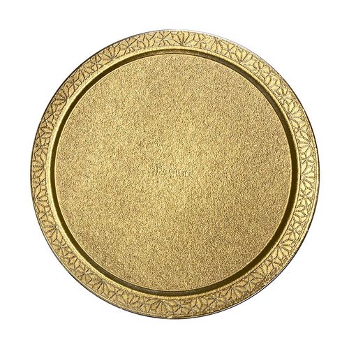 Cakeboard Redondo Dourado 28cm