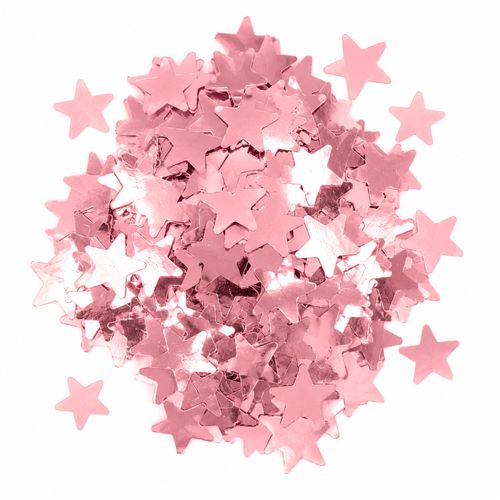 Confete Estrela 2cm Rose Gold - 15 gramas