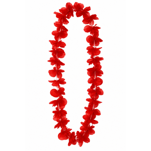 Colar Havaiano Luxo Vermelho