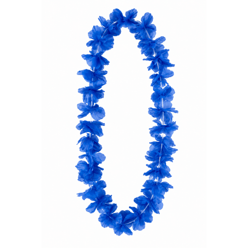 Colar Havaiano Luxo Azul
