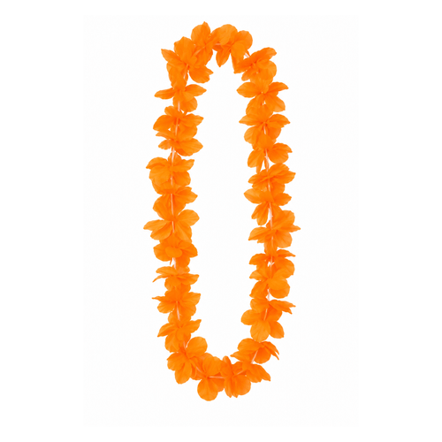 Colar Havaiano Luxo Laranja