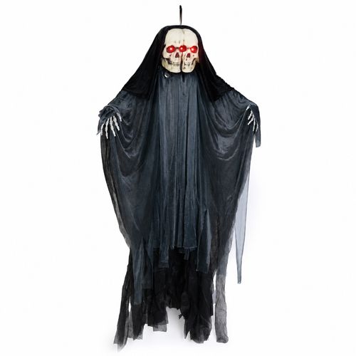 Boneco Caveiras Siamesas Braylon e Bolt com Som e Luz - 142cm