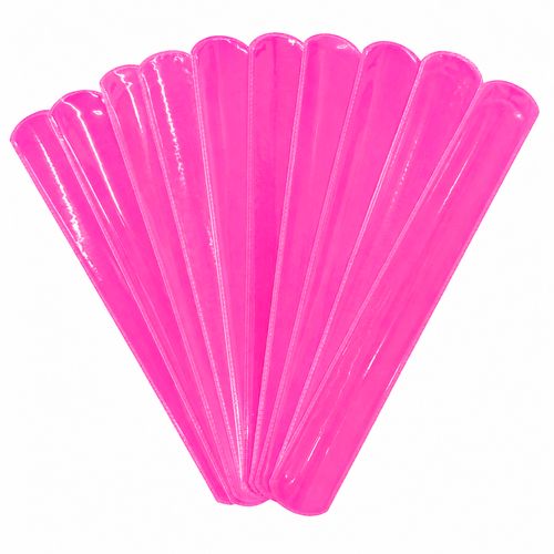 Pulseira Bate Enrola Rosa - 10 unidades