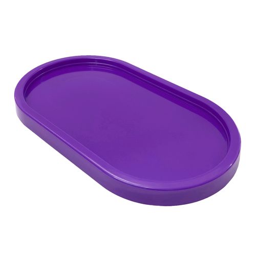 Bandeja Decorativa Oval Roxa
