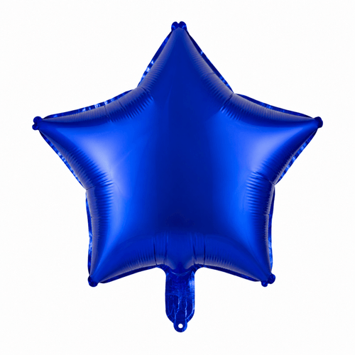 Balão Metalizado Estrela Azul Escuro 18"
