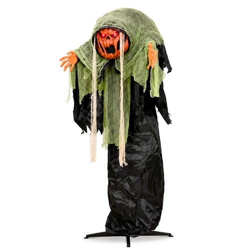 Boneco Abóbora com Som Luz e Movimento - 170cm